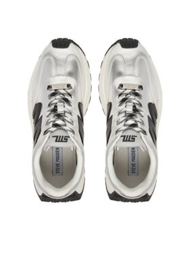 Steve Madden Sneakersy Supercampo SM11004808 Srebrny