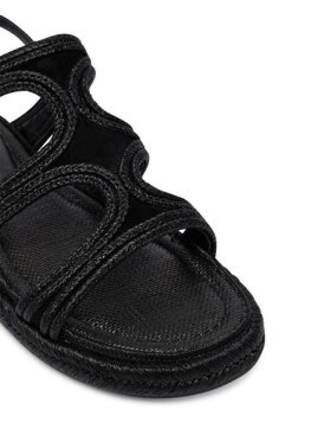 Guess Sandały FLJKLR FAB03 Czarny