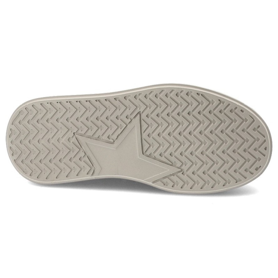 Sneakersy damskie Filippo, cholewka z materiału tekstylnego z ozdobnym haftem wiązany fason na solidnej platformie, khaki, DP7799/26