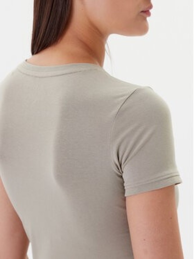 Guess T-Shirt W2YI45 J1314 Khaki Slim Fit