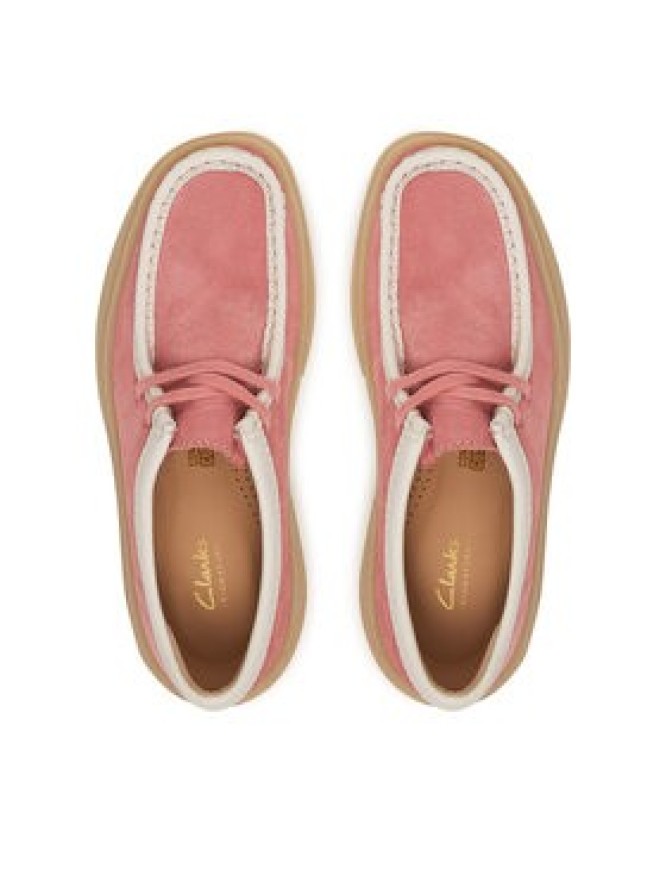 Clarks Półbuty Torview W 26186675 Różowy