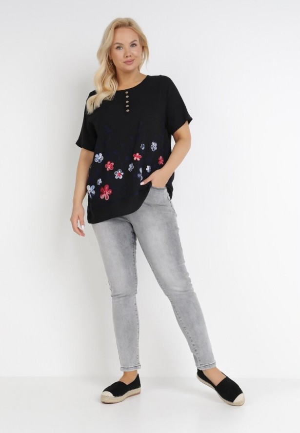 Czarna Bluzka Euphthise