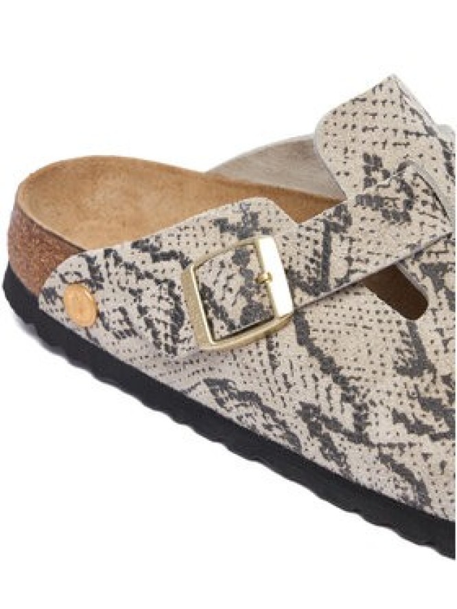 Birkenstock Klapki Boston 1033086 Kremowy