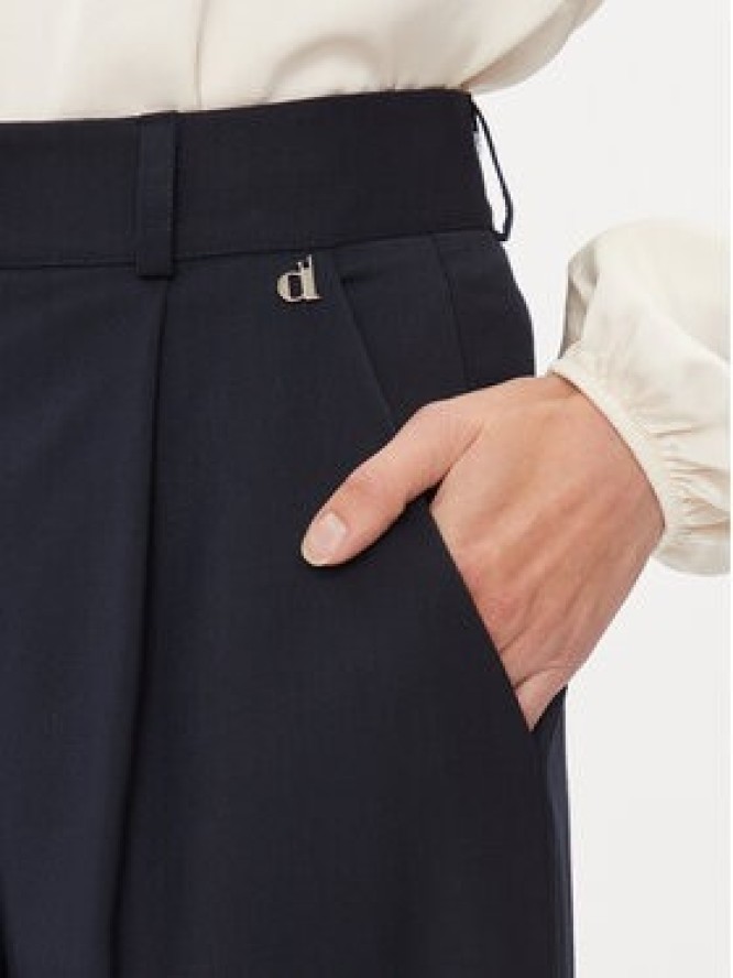 Dixie Spodnie materiałowe PCHSVCGA Granatowy Relaxed Fit