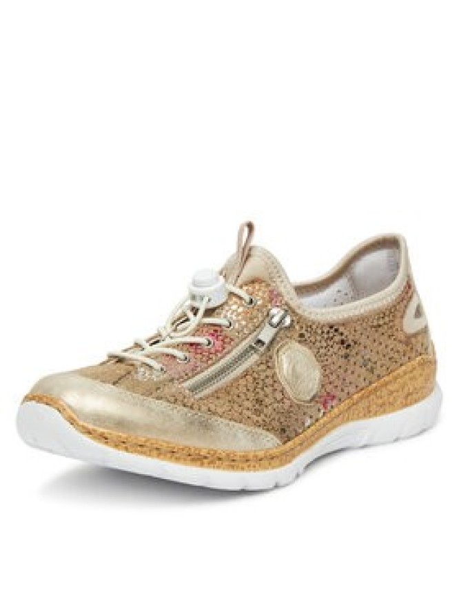 Rieker Sneakersy N42V1-92 Beżowy
