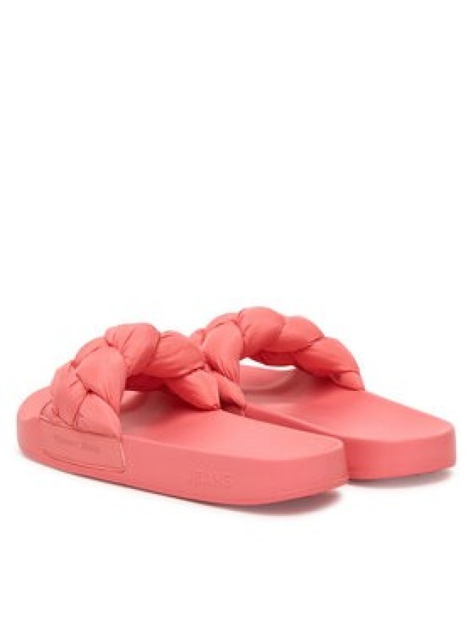 Tommy Jeans Klapki Tjw Braided Slides EN0EN02975 Różowy