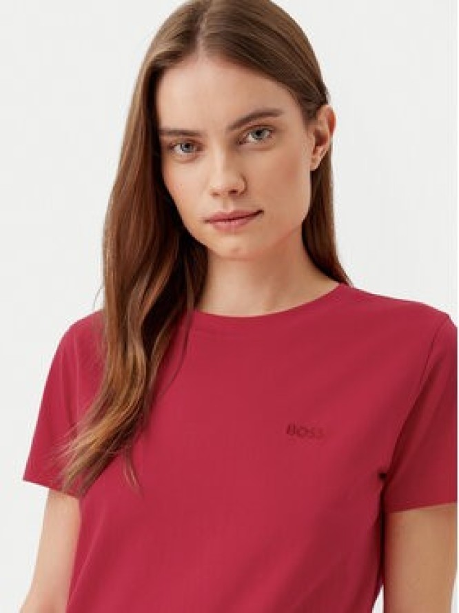 BOSS T-Shirt C_Esogo_1 50506973 Różowy Slim Fit