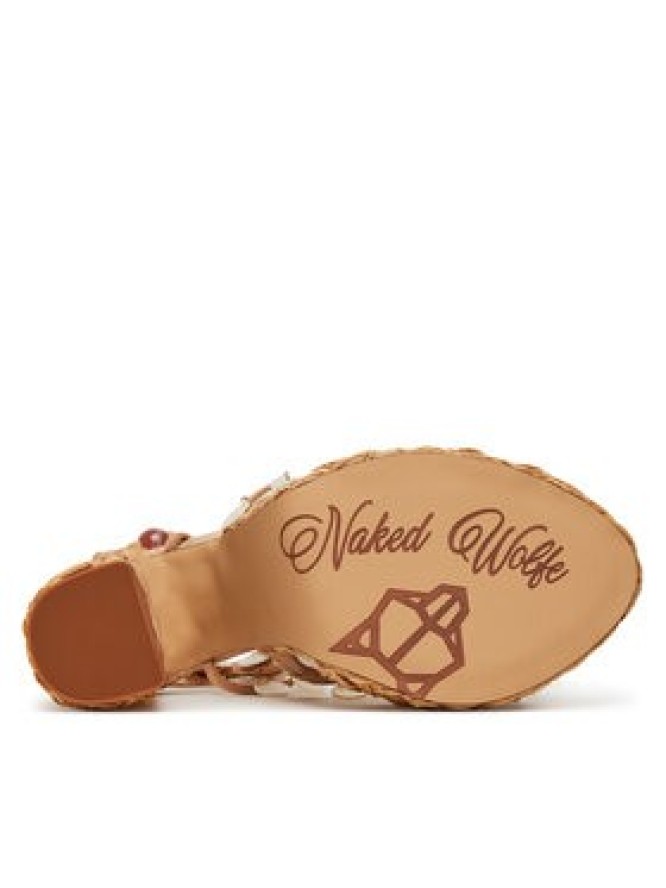 Naked Wolfe Sandały Fantastic Beżowy