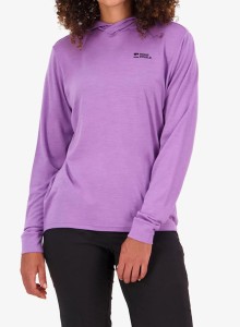 Bluza z kapturem damska Mons Royale Pivot Merino Long Sleeve Hood