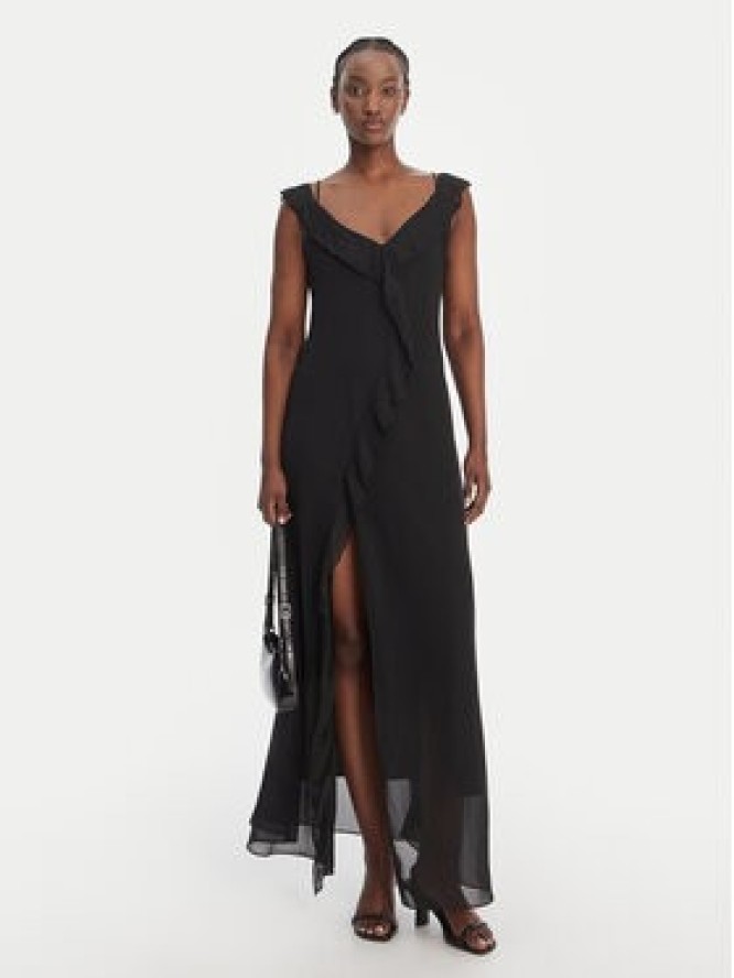 Eleh Sukienka letnia SS260337 Czarny Regular Fit