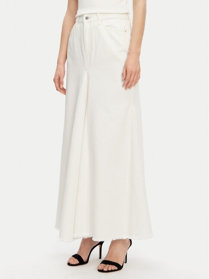 Guess Spódnica ołówkowa W5GD95 D5N92 Biały Regular Fit