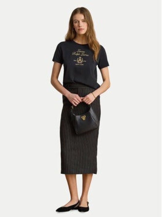 LAUREN RALPH LAUREN T-Shirt 200P13943001 Czarny Regular Fit