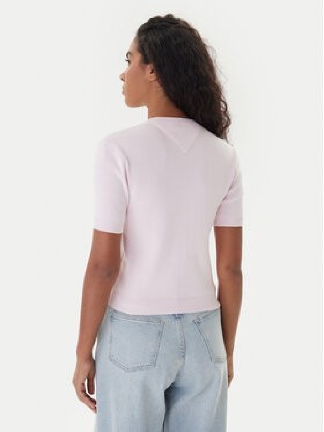 Tommy Jeans Sweter Essential DW0DW19336 Różowy Regular Fit