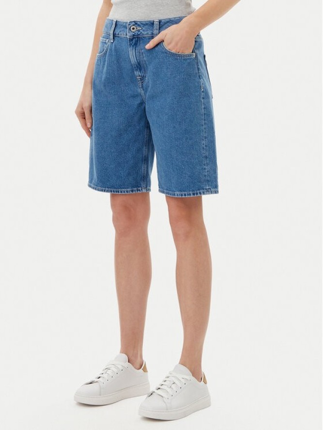 Pepe Jeans Szorty jeansowe PL801189 Niebieski Regular Fit