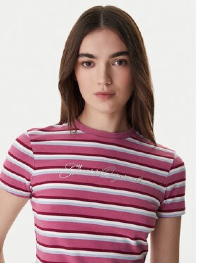 Guess T-Shirt W6RI41 J1314 Różowy Regular Fit