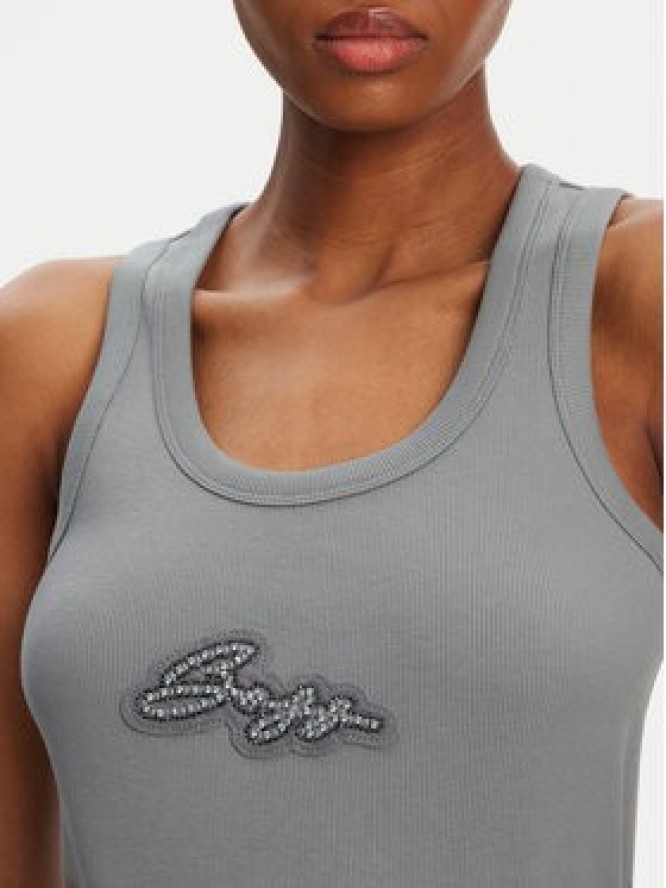 BOSS Top 50545486 440 Niebieski Regular Fit