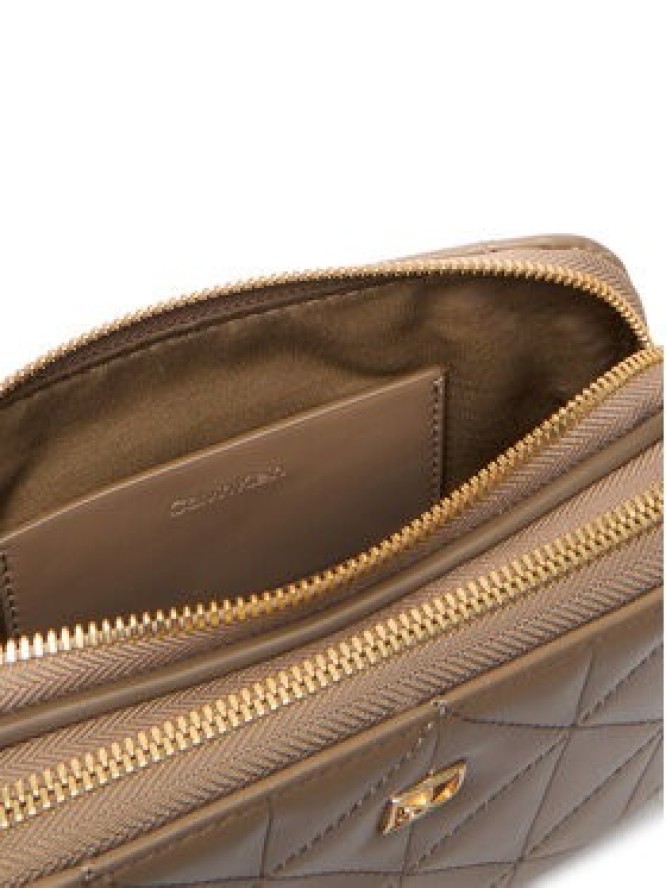 Calvin Klein Torebka Quilted Camera Bag LV04F3328G Beżowy