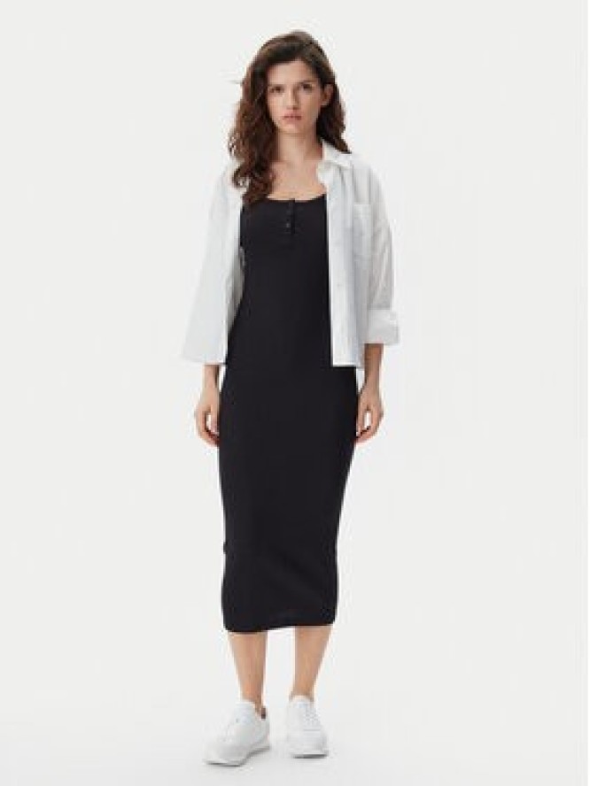 Tommy Jeans Sukienka codzienna Essential DW0DW19447 Czarny Slim Fit