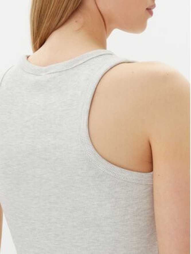 Pieces Top May 17154480 Szary Slim Fit