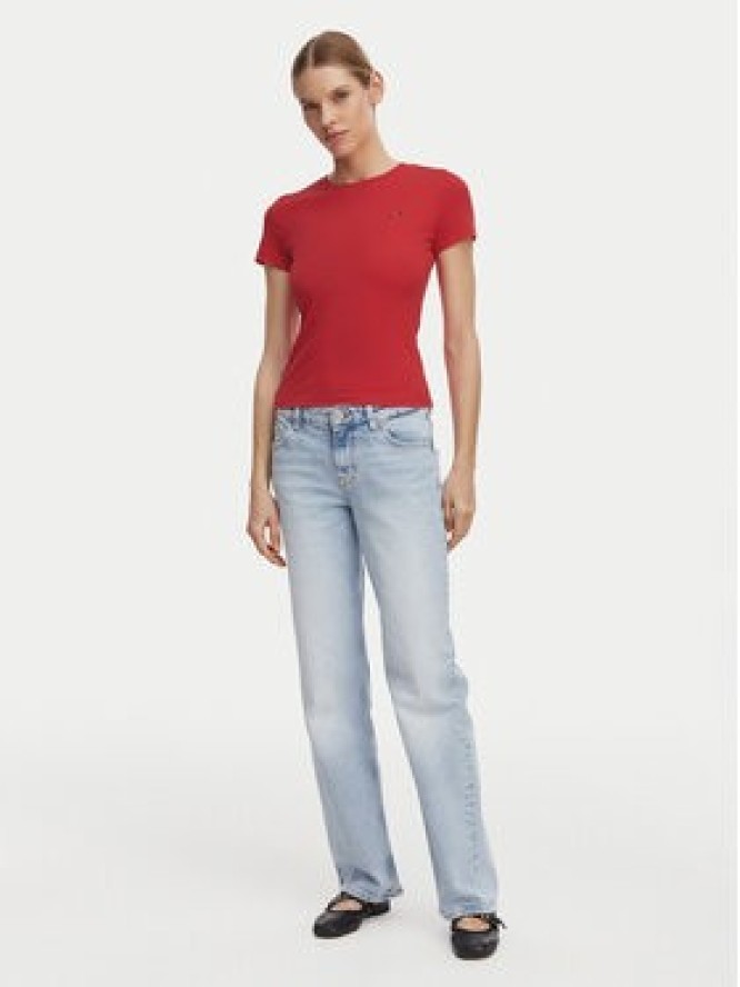 Tommy Jeans Komplet t-shirtów DW0DW22175 Kolorowy Slim Fit