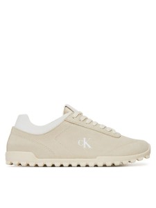 Calvin Klein Jeans Sneakersy Low Profile Runner Mg Sue YW0YW01898 Beżowy