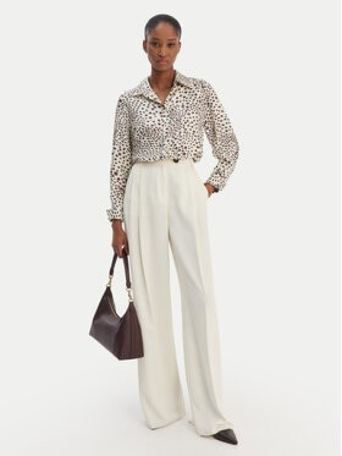 Marella Koszula Salve 2613111141 Écru Relaxed Fit