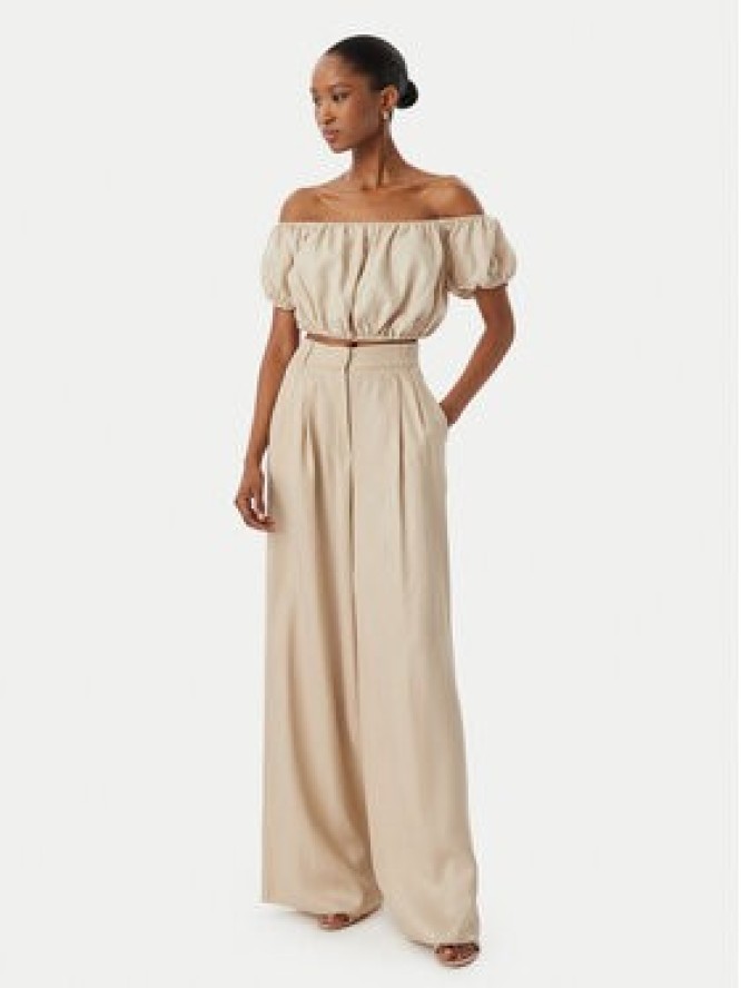 Guess Bluzka W6GHA1 W2447 Beżowy Regular Fit