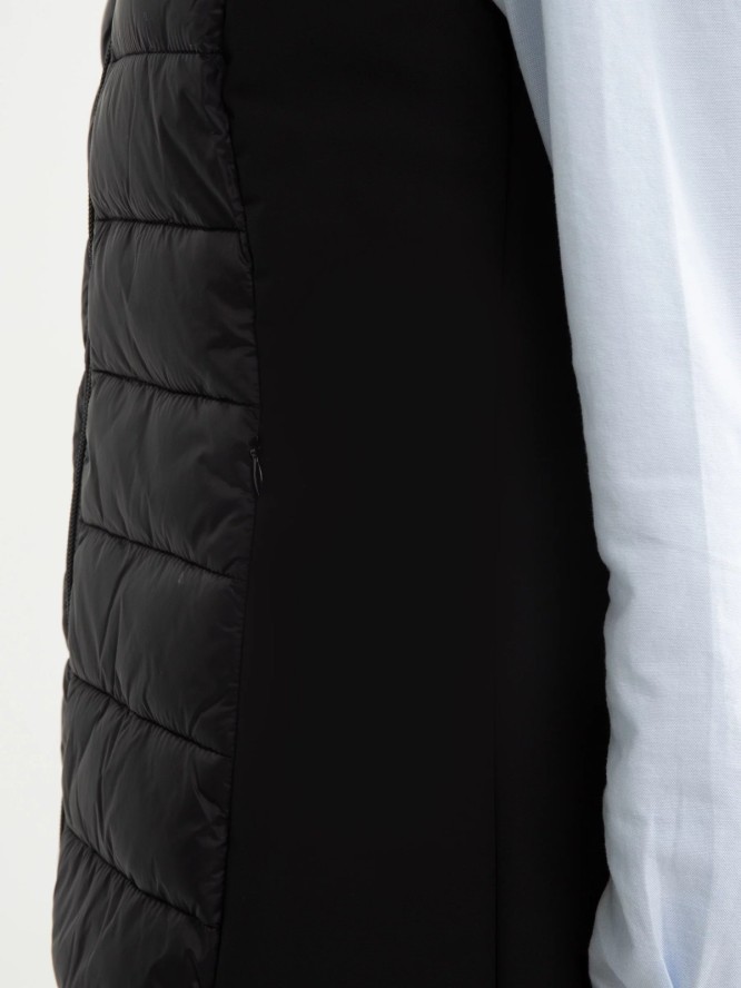 Kamizelka damska pikowana czarna Trinoe 906