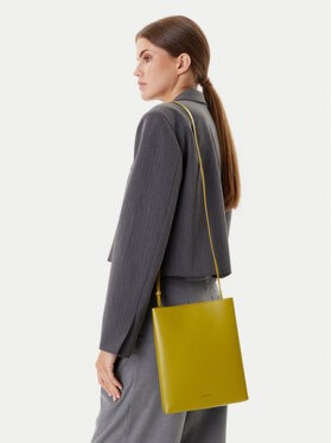 Calvin Klein Torebka Line Ns Crossbody Lth Bag LV04F3005G Zielony