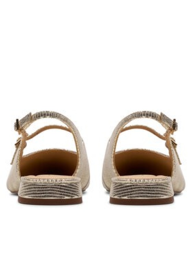 Clarks Sandały Sensa15 Shine 26181315 Złoty
