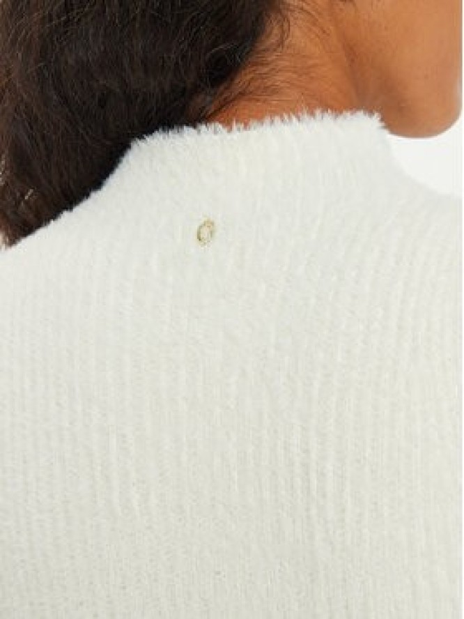 Guess Sukienka dzianinowa W4BK72 Z3BJ0 Écru Slim Fit