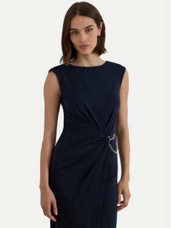 LAUREN RALPH LAUREN Sukienka wieczorowa 253979877001 Granatowy Slim Fit
