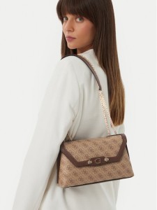 Guess Torebka Lindsey HWSG97 49210 Brązowy jasny