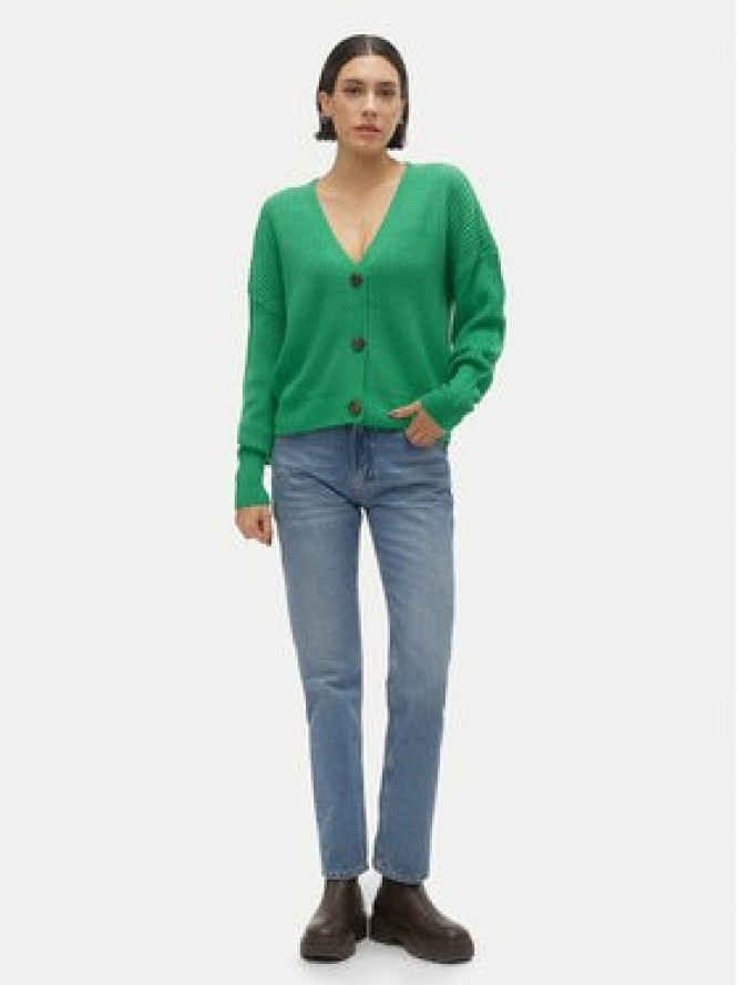 Vero Moda Kardigan Lea 10249632 Zielony Regular Fit