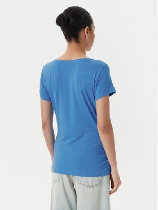Liu Jo Beachwear T-Shirt VA5157 JS360 Niebieski Regular Fit