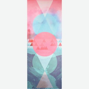 Mata gimnastyczna do jogi Yoga Design Lab Combo Travel 1,5 mm - Zenith