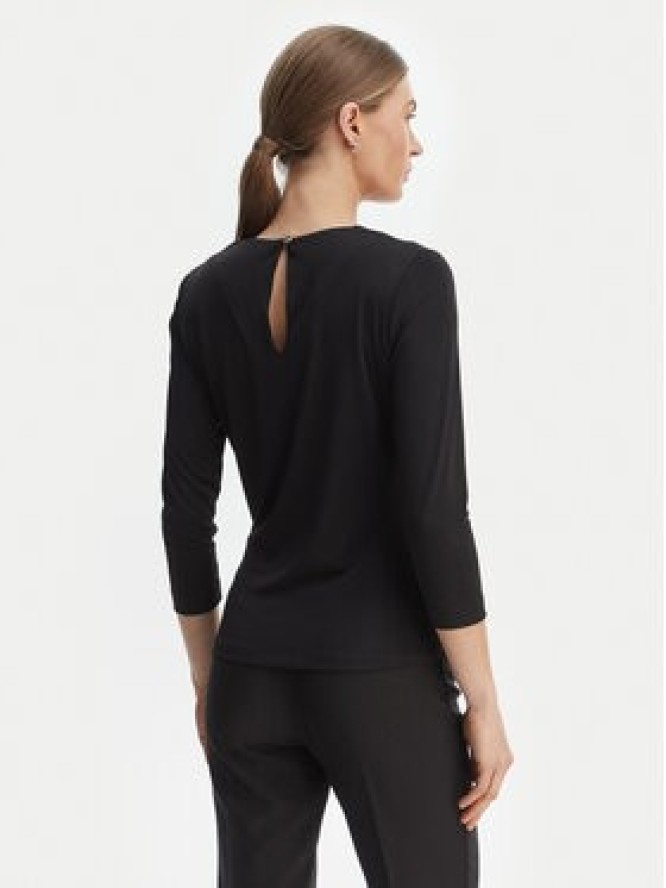 Rinascimento Bluzka CFC0127695003 Czarny Slim Fit