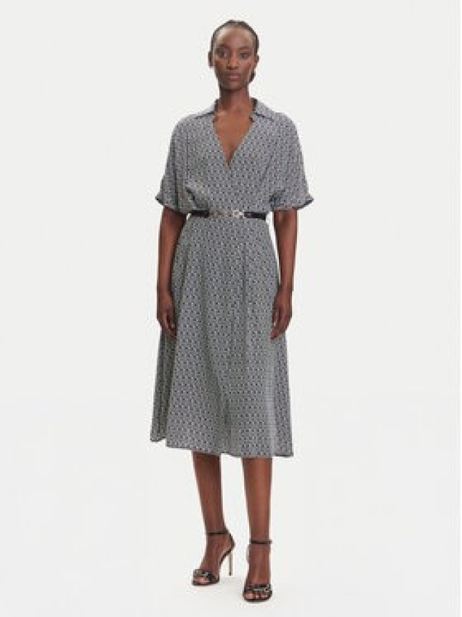 Fracomina Sukienka codzienna FR25SD2012W413O9 Czarny Regular Fit