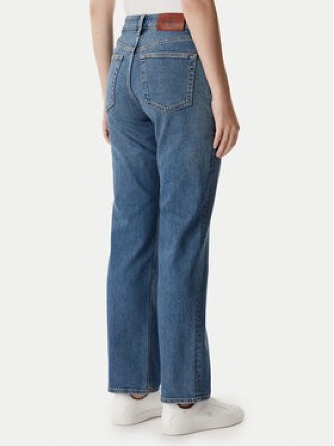 Calvin Klein Jeans Jeansy LV047F711G Granatowy Straight Fit