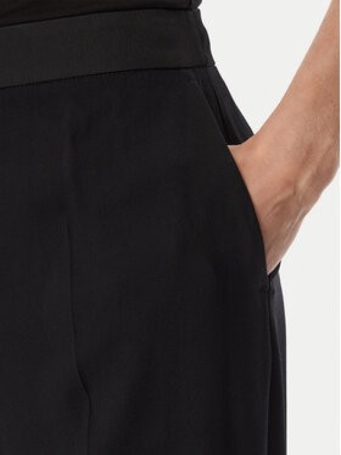 KARL LAGERFELD Spodnie materiałowe B4W10063 Czarny Regular Fit