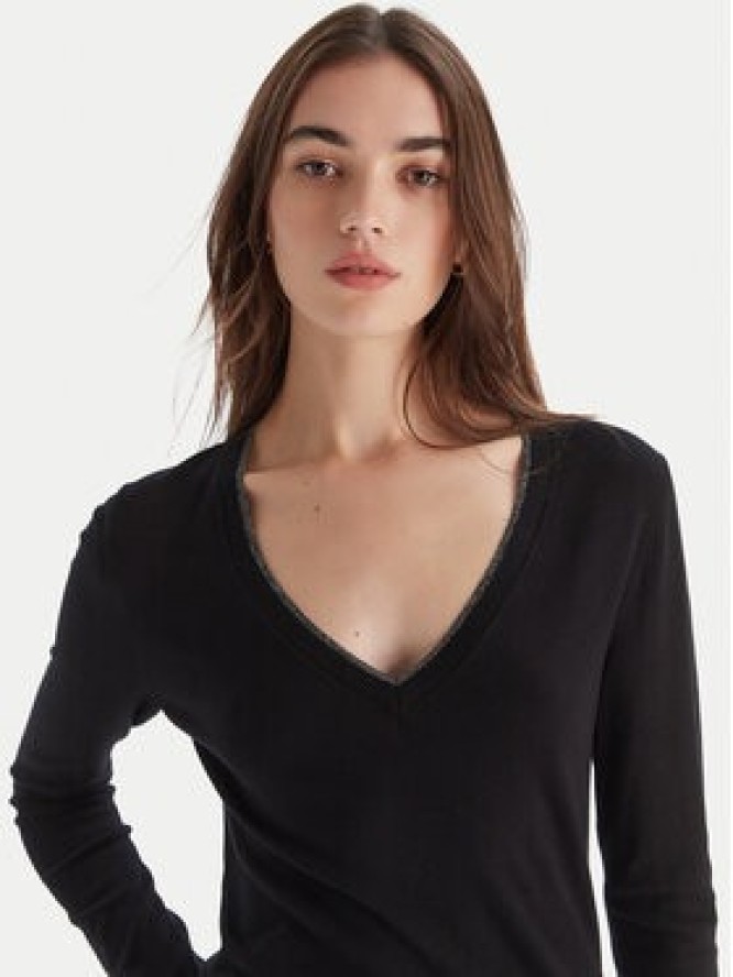 Liu Jo Sweter MF5227 MS49I Czarny Regular Fit