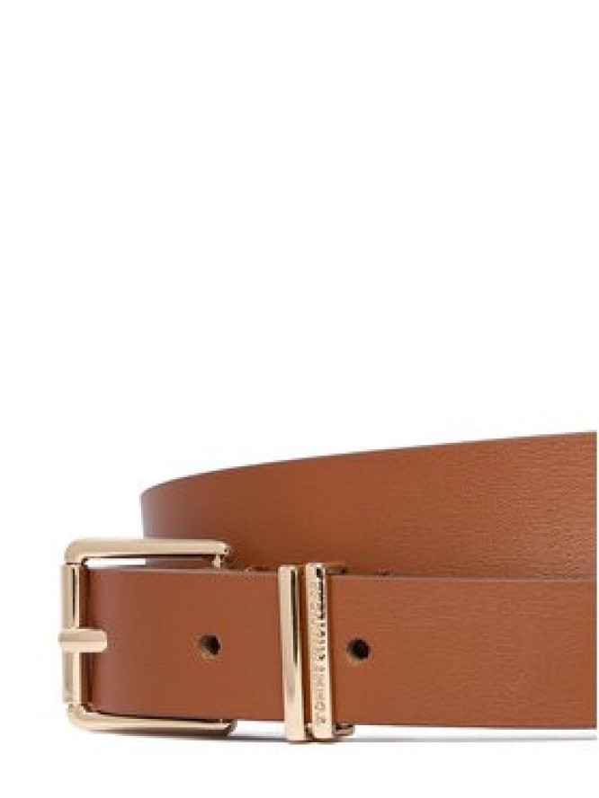 Tommy Hilfiger Pasek Th Square 2.5 AW0AW18692 Brązowy
