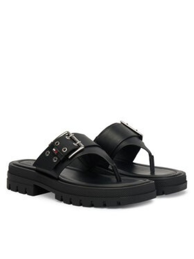 Tommy Jeans Japonki Tjw Buckle Sandal EN0EN02948 Czarny