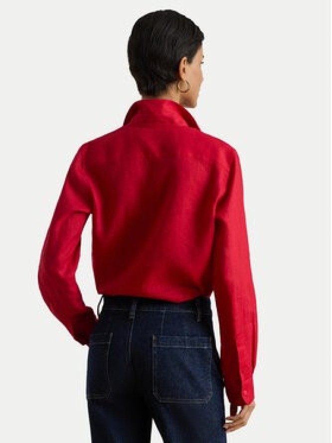 LAUREN RALPH LAUREN Koszula 200782777073 Czerwony Relaxed Fit