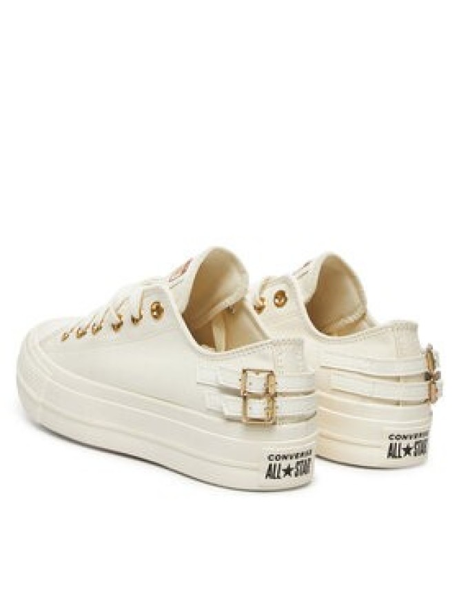 Converse Trampki Chuck Taylor All Star Lift Platform Buckle A11866C Biały