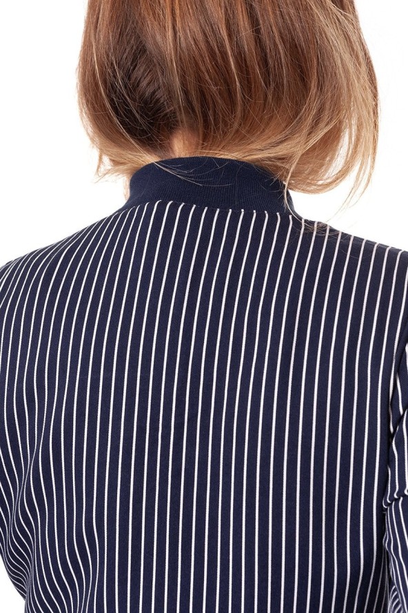 DAMSKA KURTKA PRZEJŚCIOWA WRANGLER STRIPES BOMBER NAVY W403RV235 112128695