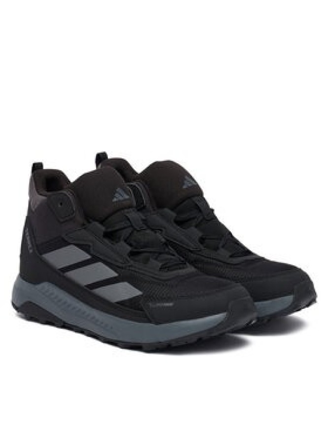 adidas Trekkingi Terrex Anylander Mid Climaproof Junior Hiking Shoes KJ2663 Czarny