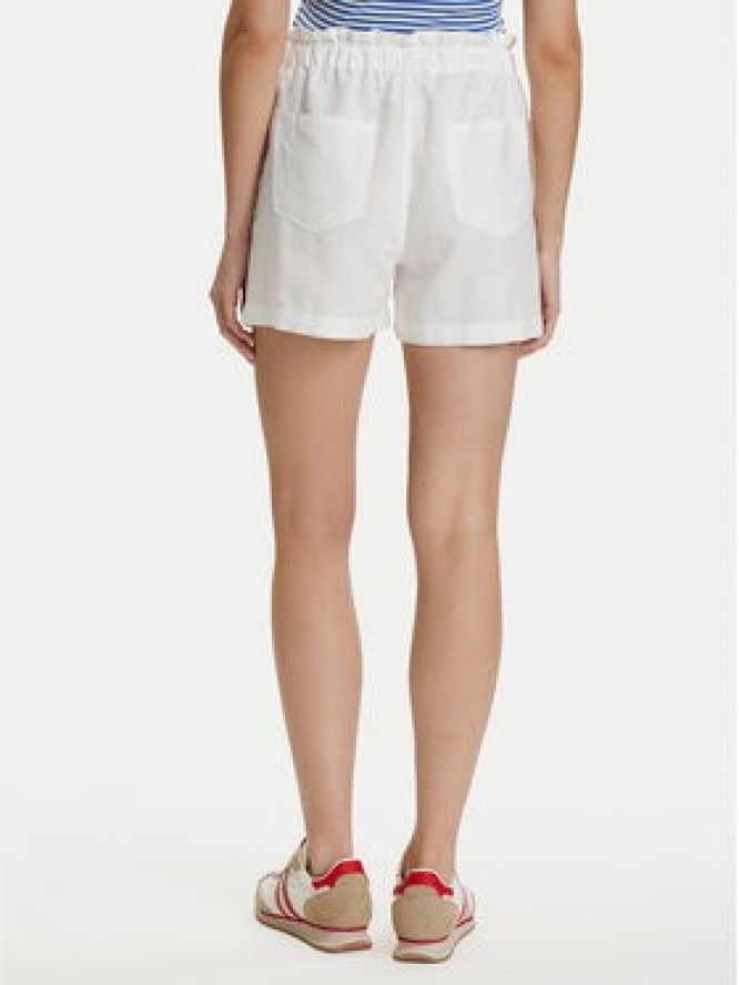 Tommy Jeans Szorty materiałowe DW0DW22227 Biały Regular Fit