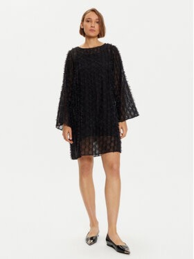 Karen by Simonsen Sukienka koktajlowa Rubina 10105170 Czarny Oversize