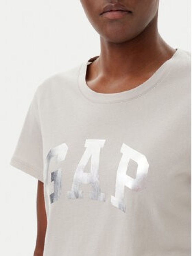 Gap T-Shirt 729555-09 Beżowy Regular Fit